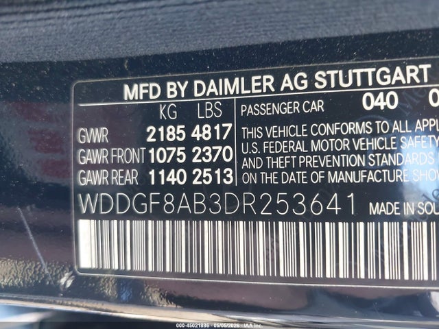 Продажа на аукционе авто 2013 Mercedes-benz C 300 Sport 4matic, vin: WDDGF8AB3DR253641, номер лота: 45021886