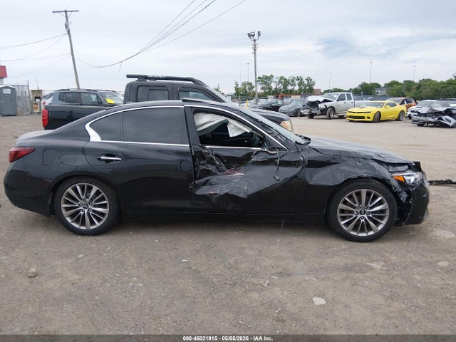 Продажа на аукционе авто 2018 Infiniti Q50 3.0t Luxe, vin: JN1EV7AP8JM591879, номер лота: 45021915