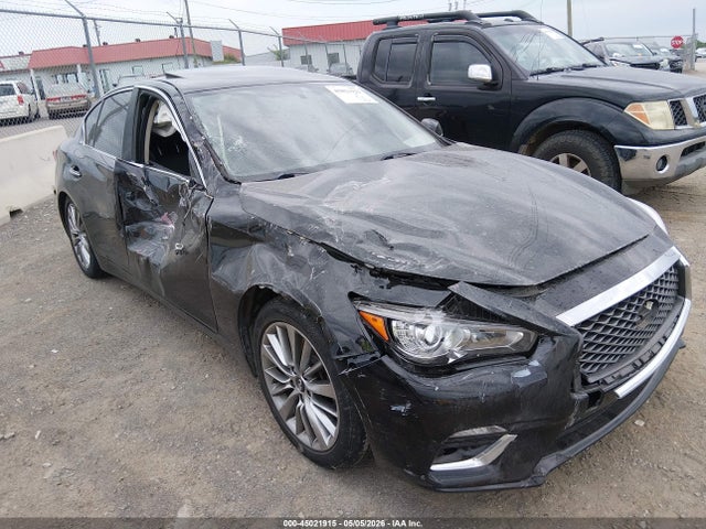 Продажа на аукционе авто 2018 Infiniti Q50 3.0t Luxe, vin: JN1EV7AP8JM591879, номер лота: 45021915