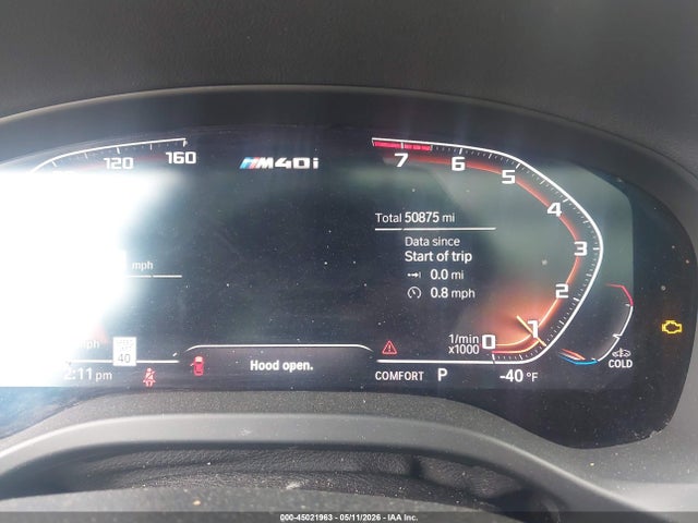 2020 Bmw X4 M40i მანქანა იყიდება აუქციონზე, vin: 5UX2V5C00L9D29513, აუქციონის ნომერი: 45021963