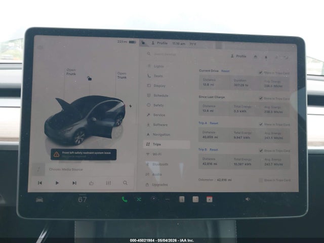 Aukcja sprzedaży 2023 Tesla Model Y Awd/long Range Dual Motor All-wheel Drive, vin: 7SAYGDEE4PF833518, numer aukcji: 45021984