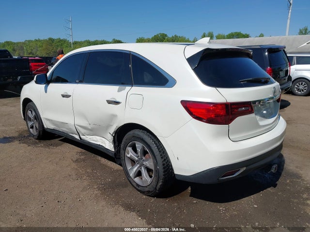 2016 Acura Mdx Acurawatch Plus Package მანქანა იყიდება აუქციონზე, vin: 5FRYD4H28GB009723, აუქციონის ნომერი: 45022037