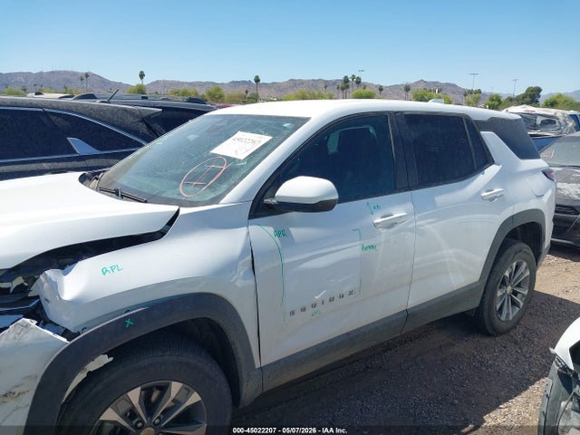2025 Chevrolet Equinox Fwd Lt მანქანა იყიდება აუქციონზე, vin: 3GNAXHEG0SL256625, აუქციონის ნომერი: 45022207
