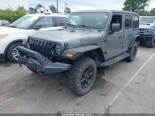 Aukcja sprzedaży 2020 Jeep Wrangler Unlimited Willys 4x4, vin: 1C4HJXDN0LW185764, numer aukcji: 45022266