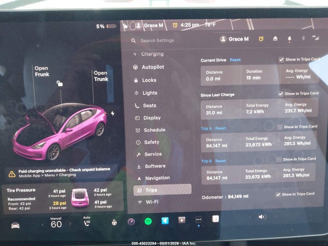 Aukcja sprzedaży 2021 Tesla Model 3 Long Range Dual Motor All-wheel Drive, vin: 5YJ3E1EB8MF001144, numer aukcji: 45022284