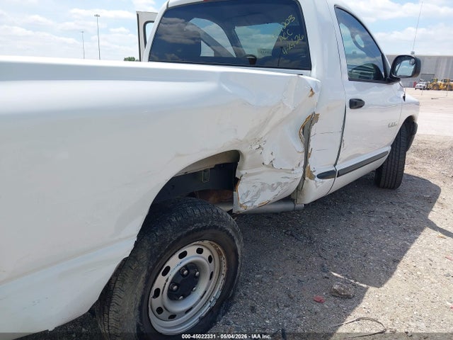 45022331 :رقم المزاد ، 1D7HA16KX8J123492 vin ، 2008 Dodge Ram 1500 St/sxt مزاد بيع