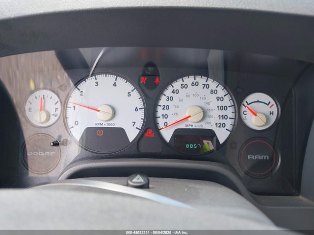 45022331 :رقم المزاد ، 1D7HA16KX8J123492 vin ، 2008 Dodge Ram 1500 St/sxt مزاد بيع