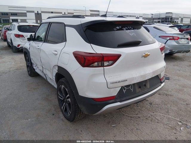 Aukcja sprzedaży 2021 Chevrolet Trailblazer Fwd Lt, vin: KL79MPS29MB172988, numer aukcji: 45022345