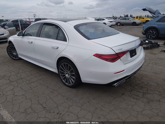 Aukcja sprzedaży 2026 Mercedes-benz S 580 4matic, vin: W1K6G7GB4TA347308, numer aukcji: 45022370