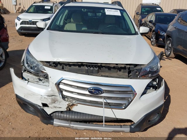 2017 Subaru Outback 2.5i Limited მანქანა იყიდება აუქციონზე, vin: 4S4BSANC6H3379281, აუქციონის ნომერი: 45022400