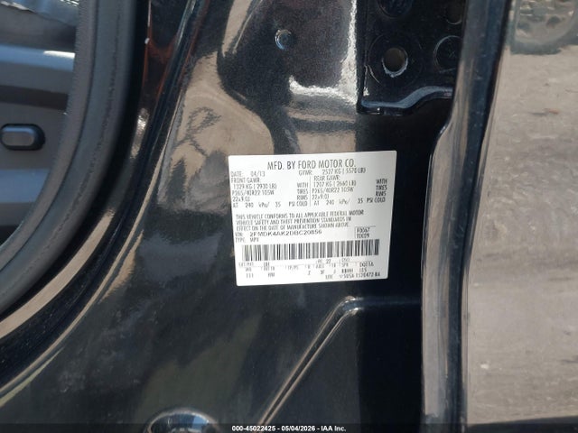 45022425 :رقم المزاد ، 2FMDK4AK2DBC20856 vin ، 2013 Ford Edge Sport مزاد بيع