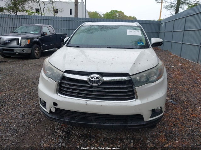 2015 Toyota Highlander Xle V6 მანქანა იყიდება აუქციონზე, vin: 5TDJKRFH2FS167823, აუქციონის ნომერი: 45022472