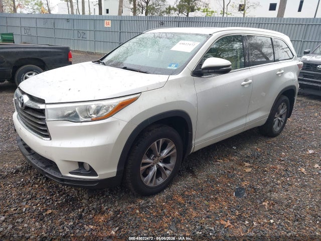 2015 Toyota Highlander Xle V6 მანქანა იყიდება აუქციონზე, vin: 5TDJKRFH2FS167823, აუქციონის ნომერი: 45022472