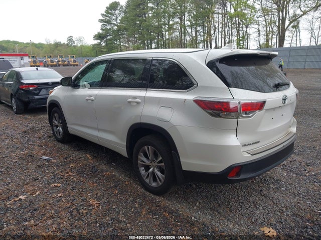 2015 Toyota Highlander Xle V6 მანქანა იყიდება აუქციონზე, vin: 5TDJKRFH2FS167823, აუქციონის ნომერი: 45022472
