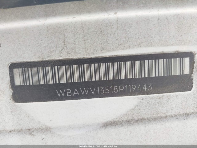 Продаж на аукціоні авто 2008 Bmw 328i, vin: WBAWV13518P119443, номер лоту: 45022486