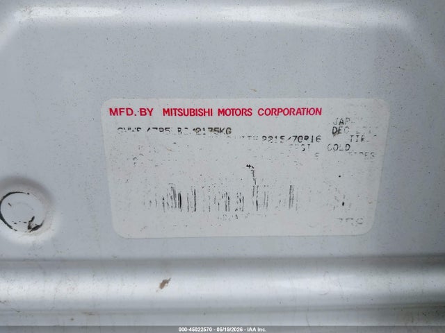 45022570 :رقم المزاد ، JA4AD2A36FZ012102 vin ، 2015 Mitsubishi Outlander Es مزاد بيع