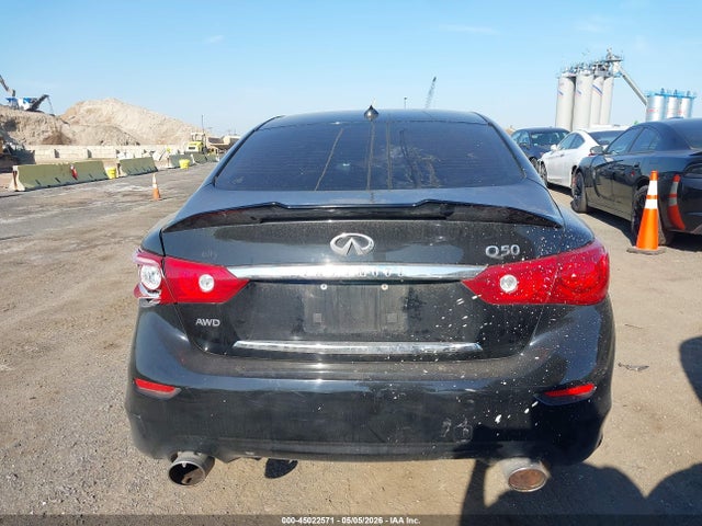 2014 Infiniti Q50 Premium მანქანა იყიდება აუქციონზე, vin: JN1BV7AR5EM686314, აუქციონის ნომერი: 45022571