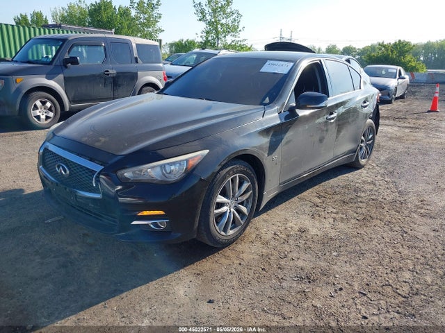 2014 Infiniti Q50 Premium მანქანა იყიდება აუქციონზე, vin: JN1BV7AR5EM686314, აუქციონის ნომერი: 45022571