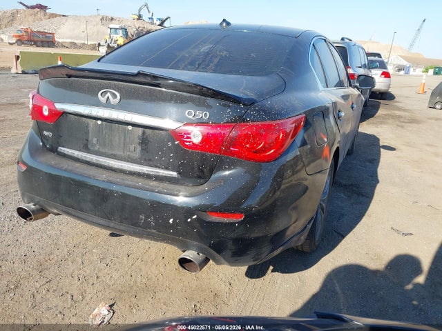 2014 Infiniti Q50 Premium მანქანა იყიდება აუქციონზე, vin: JN1BV7AR5EM686314, აუქციონის ნომერი: 45022571