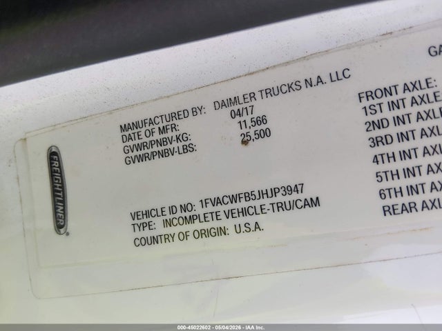 Freightliner M2 106 2018 1FVACWFB5JHJP3947 Image 8