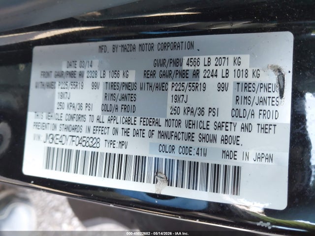 Продажа на аукционе авто 2015 Mazda Cx-5 Grand Touring, vin: JM3KE4DY7F0458328, номер лота: 45022682