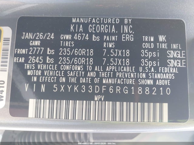 KIA Sportage Ex 2024 5XYK33DF6RG188210 Image 9