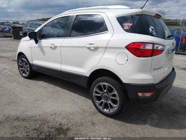 2020 Ford Ecosport Titanium მანქანა იყიდება აუქციონზე, vin: MAJ6S3KLXLC359622, აუქციონის ნომერი: 45022732