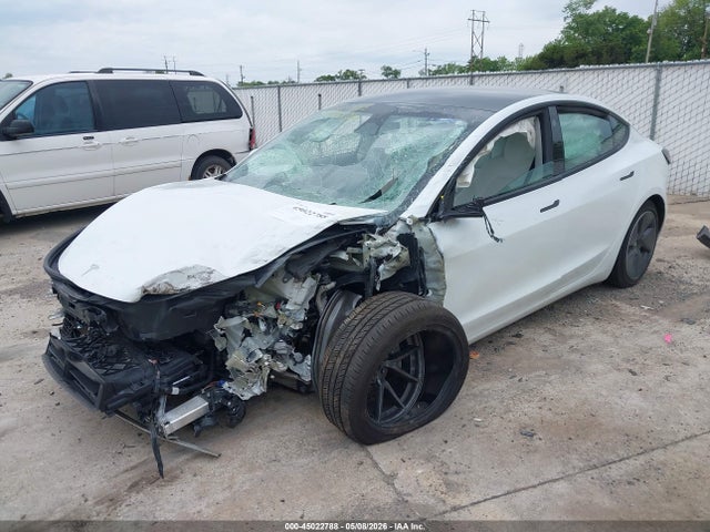 45022788 :رقم المزاد ، 5YJ3E1EB0NF344709 vin ، 2022 Tesla Model 3 Long Range Dual Motor All-wheel Drive مزاد بيع