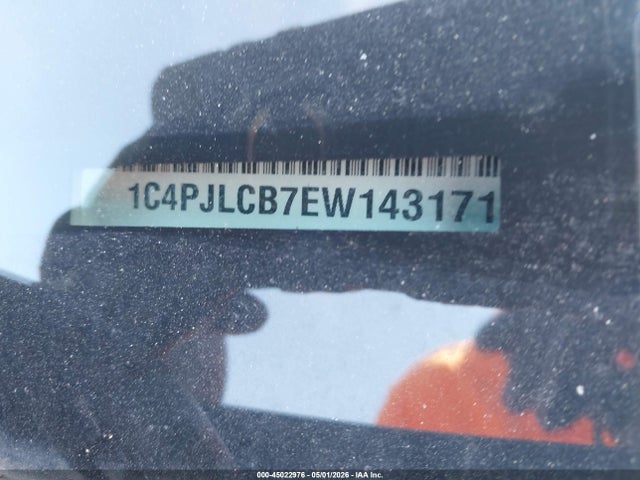2014 Jeep Cherokee Latitude მანქანა იყიდება აუქციონზე, vin: 1C4PJLCB7EW143171, აუქციონის ნომერი: 45022976