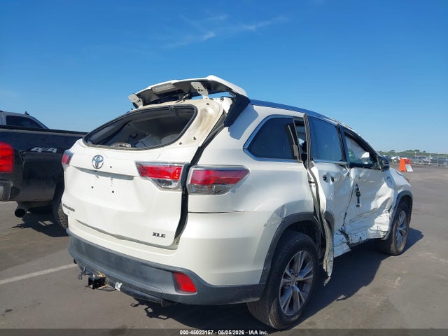 Aukcja sprzedaży 2015 Toyota Highlander Xle V6, vin: 5TDKKRFH8FS051434, numer aukcji: 45023157