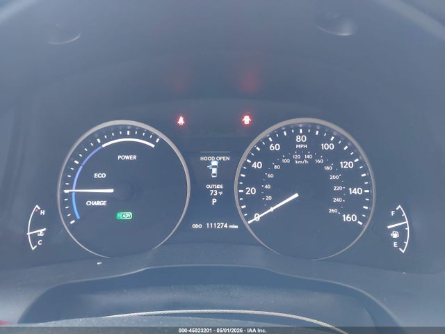 45023201 :رقم المزاد ، JTHBW1GG9D2026511 vin ، 2013 Lexus Es 300h مزاد بيع