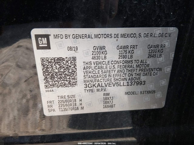 GMC Terrain Awd Slt 2020 3GKALVEV5LL137993 Image 9