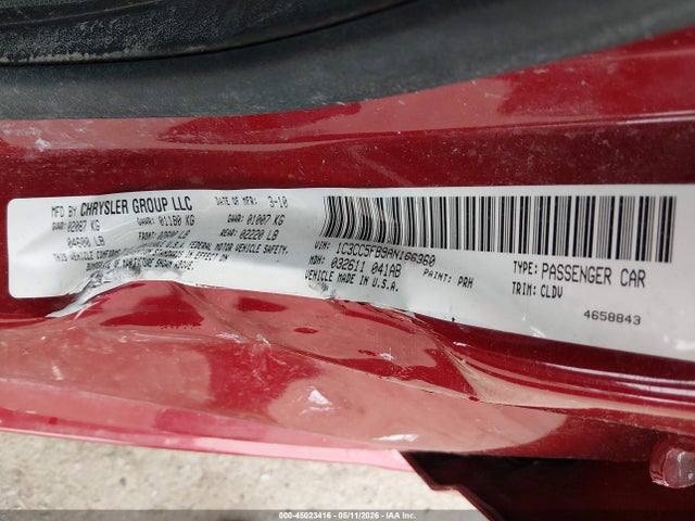 Продаж на аукціоні авто 2010 Chrysler Sebring Limited, vin: 1C3CC5FB9AN166360, номер лоту: 45023416