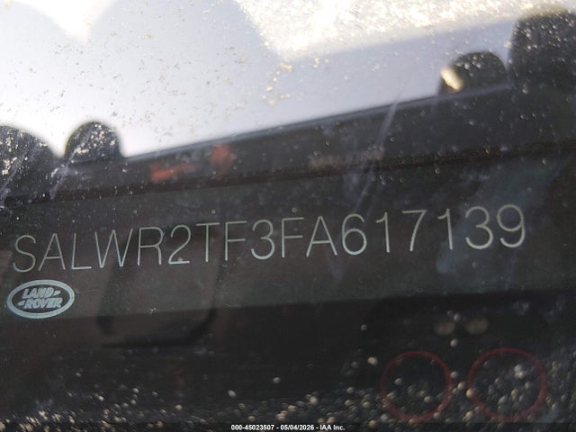 SALWR2TF3FA617139 Land Rover Range Rover Sport 5.0l V8 Supercharged