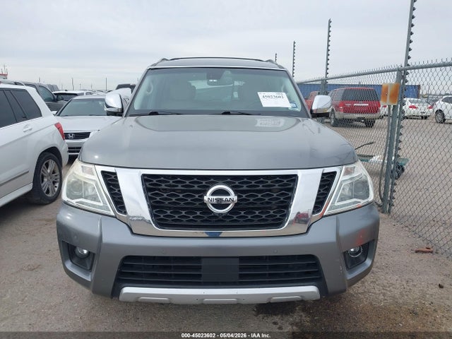 2017 Nissan Armada Platinum მანქანა იყიდება აუქციონზე, vin: JN8AY2NF2H9304481, აუქციონის ნომერი: 45023602