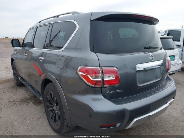 2017 Nissan Armada Platinum მანქანა იყიდება აუქციონზე, vin: JN8AY2NF2H9304481, აუქციონის ნომერი: 45023602