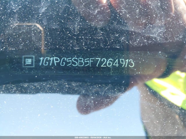 45023603 :رقم المزاد ، 1G1PG5SB5F7264913 vin ، 2015 Chevrolet Cruze Ltz مزاد بيع