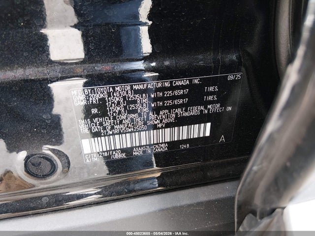 2T3W1RFV5SW425050 Toyota Rav4 Xle