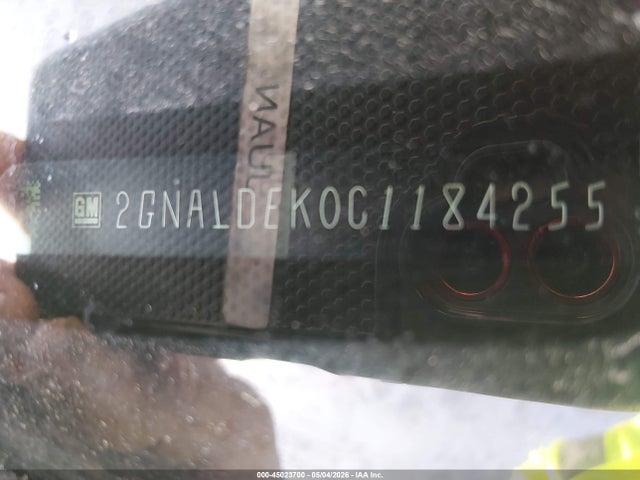 45023700 :رقم المزاد ، 2GNALDEK0C1184255 vin ، 2012 Chevrolet Equinox 1lt مزاد بيع