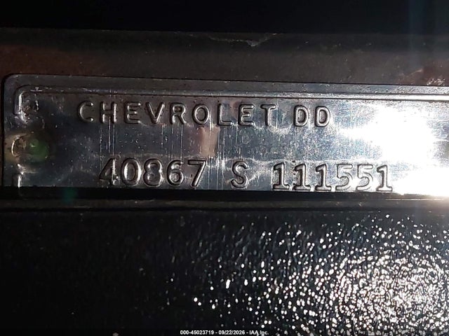 45023719 :رقم المزاد ، 40867S111551 vin ، 1964 Chev Corvette مزاد بيع