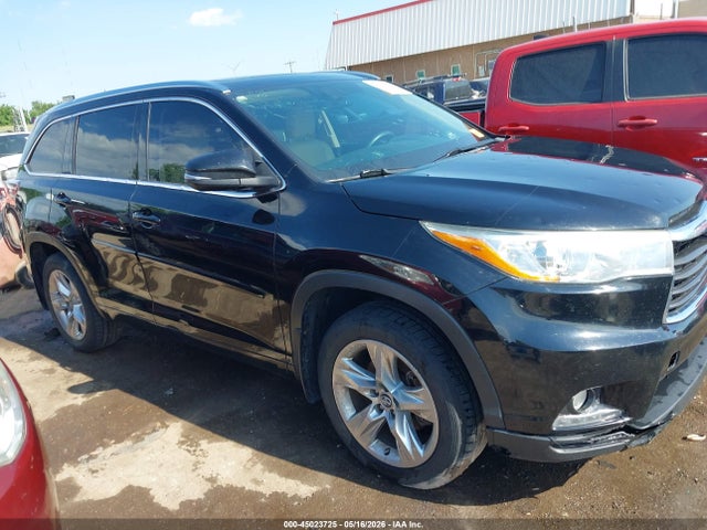 45023725 :رقم المزاد ، 5TDDKRFH7GS328763 vin ، 2016 Toyota Highlander Limited Platinum V6 مزاد بيع