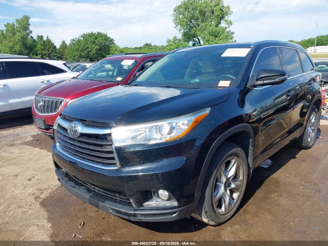 45023725 :رقم المزاد ، 5TDDKRFH7GS328763 vin ، 2016 Toyota Highlander Limited Platinum V6 مزاد بيع