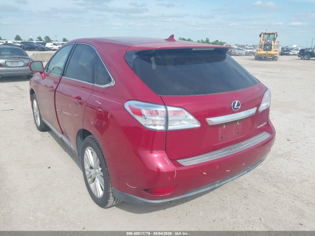 2012 Lexus Rx 450h მანქანა იყიდება აუქციონზე, vin: JTJZB1BA1C2006358, აუქციონის ნომერი: 45023779