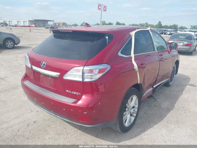 2012 Lexus Rx 450h მანქანა იყიდება აუქციონზე, vin: JTJZB1BA1C2006358, აუქციონის ნომერი: 45023779