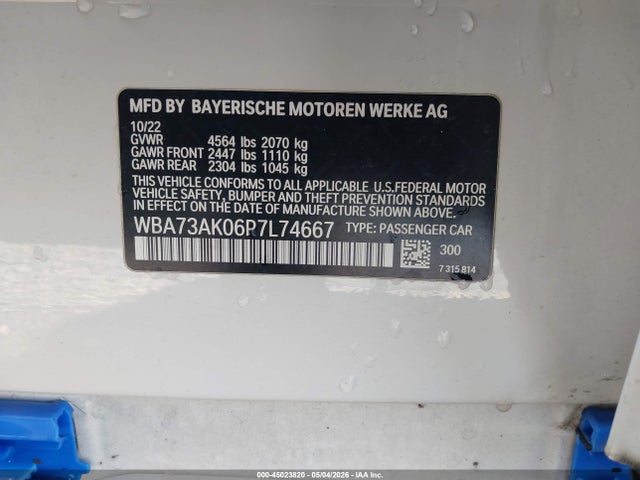 Aukcja sprzedaży 2023 Bmw 228 Gran Coupe I Xdrive, vin: WBA73AK06P7L74667, numer aukcji: 45023820