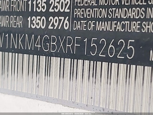45023874 :رقم المزاد ، W1NKM4GBXRF152625 vin ، 2024 Mercedes-benz Glc 300 Suv مزاد بيع