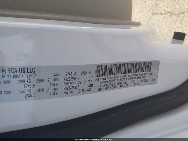 2C4RDGBG9JR133684 Dodge Grand Caravan Se
