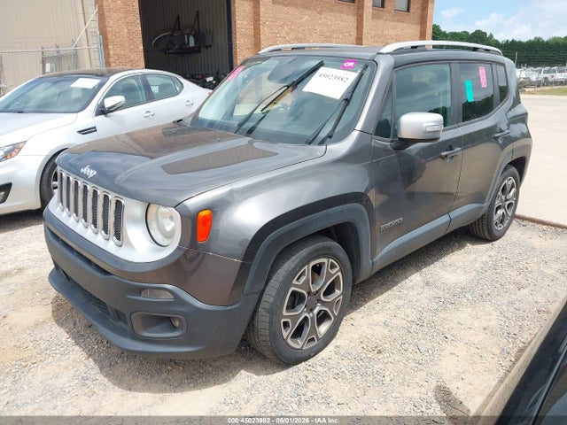 Aukcja sprzedaży 2016 Jeep Renegade Limited, vin: ZACCJADT7GPE08360, numer aukcji: 45023982