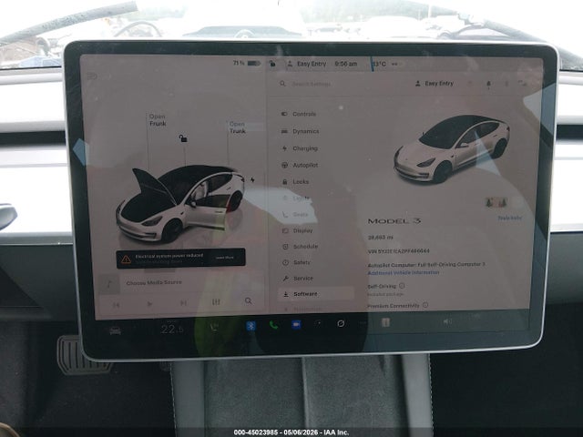 45023985 :رقم المزاد ، 5YJ3E1EA2PF466644 vin ، 2023 Tesla Model 3 Rear-wheel Drive مزاد بيع