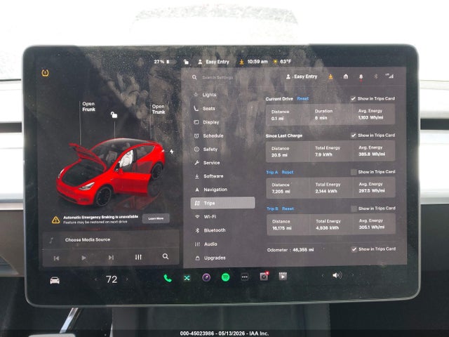 7SAYGDEF5NF563706 Tesla Model Y Performance Dual Motor All-wheel Drive